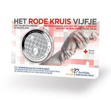 Het Rode Kruis Vijfje 2017 Coincard BU